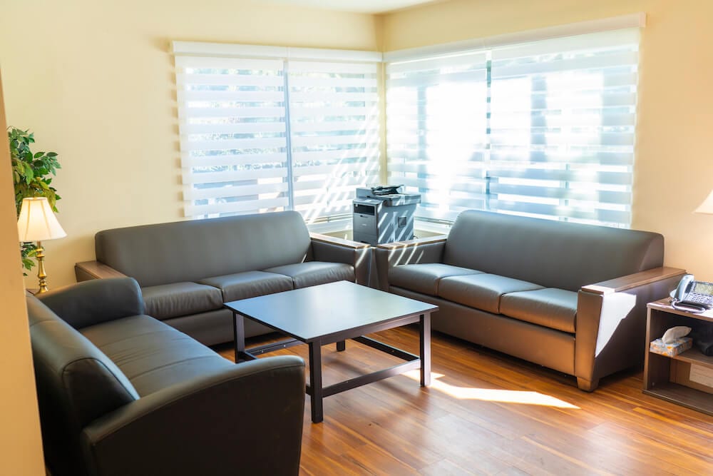 LA Intern Student Housing Living Room Furniture intern housing in la living room