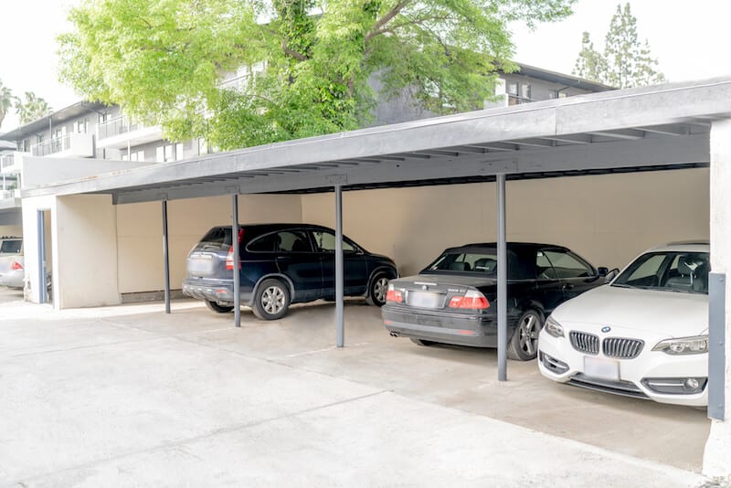 LA Intern Parking Covered parking spot los angeles