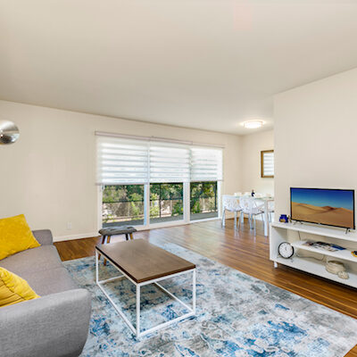 CH Living Room Living room at Pasadena Corporate Housing
